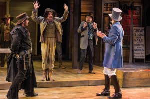 Scene from The Comedy of Errors (Photo by Karl Hugh. Copyright Utah Shakespeare Festival 2014.)