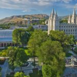 Mormon temple square