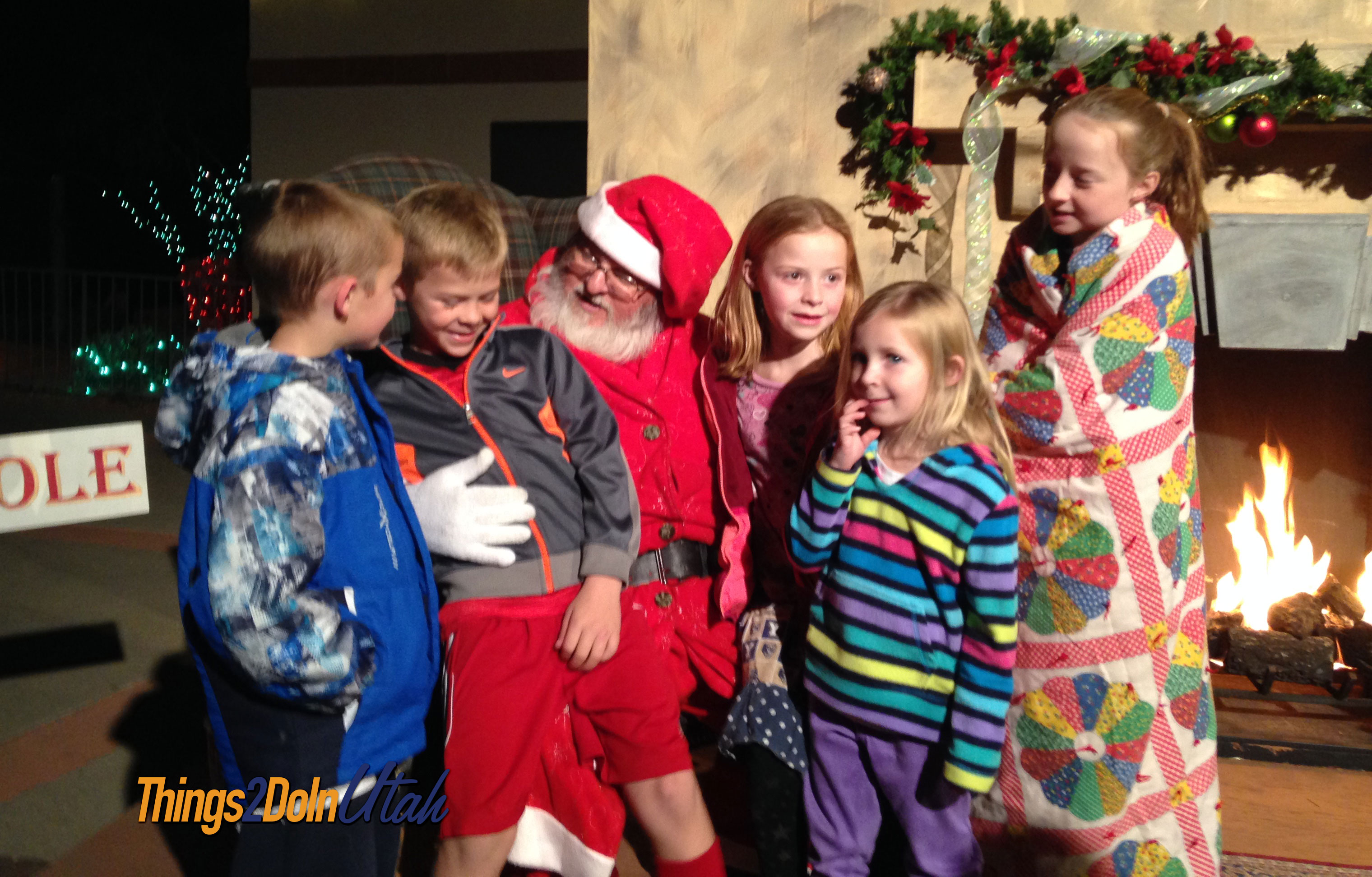 Santa at Tuacahn Christmas in the Canyon