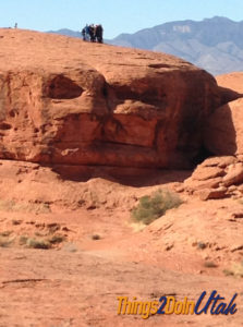 Dixie Rock at Pioneer Park in St George